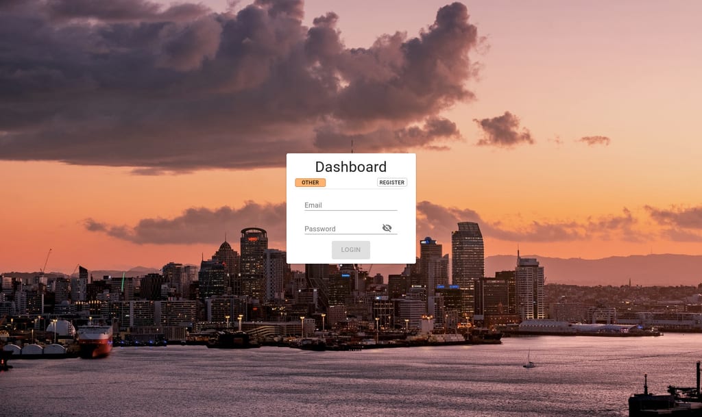 Dashboard — screenshot