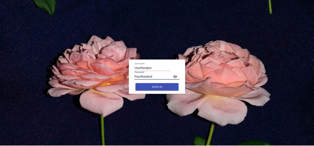 React Admin Side — screenshot