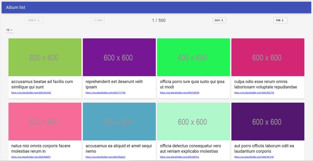 React Gallery Site — screenshot